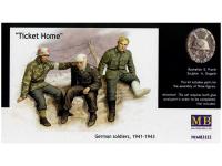 3552 Master Box “Билет домой”, Раненые немецкие солдаты, 1941-1943 гг. (1:35)