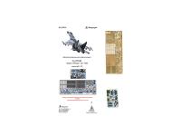 072014 Фототравление Микродизайн Су-27СМ (Звезда) цветные приборные доски (1:72)