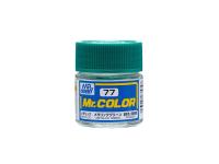 C77 Mr.Hobby Краска акриловая на растворителе, Металлический Зелёный металлик, 10 мл.