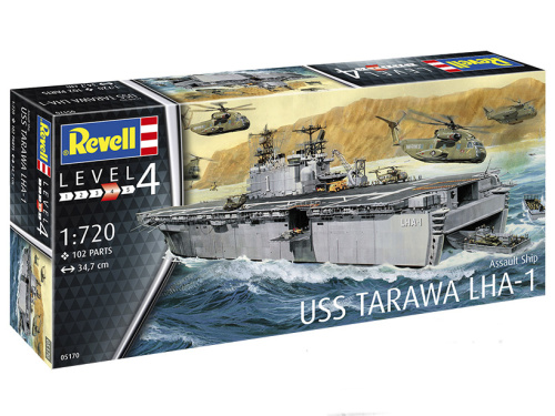 05170 Revell Американский десантный корабль USS Tarawa (LHA-1) (1:720)