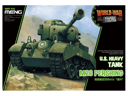 WWT-010 Meng World War Toons U.S. M26 Pershing