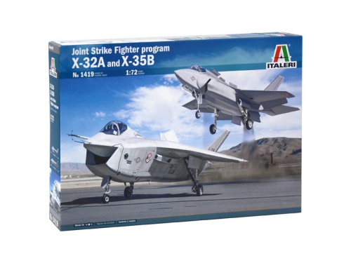 1419 Italeri Американские истребители X-32A и X-35B (Joint Strike Fighter program)  (1:72)