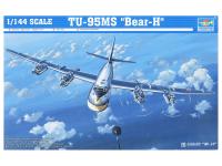 03904 Trumpeter Ракетоносец Туполев Ту-95МС "Bear-H" (1:144) 03904 Trumpeter Ракетоносец Туполев Ту-95МС "Bear-H" (1:144)