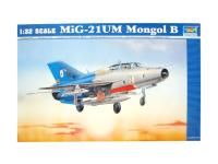 02219 Trumpeter Советский истребитель Миг-21УМ Mongol-B (1:32)