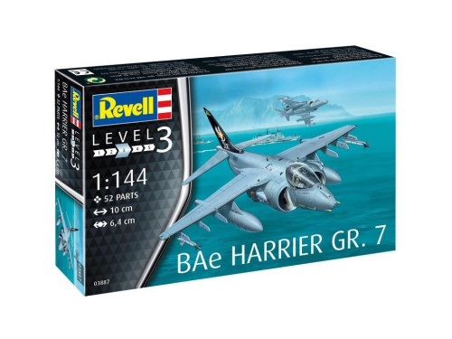 03887 Revell Британский штурмовик Bae Harrier GR.7 (1:144)
