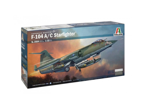 2504 Italeri Американский истребитель F-104C (1:32)