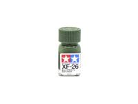 XF-26 Deep Green flat, enamel paint 10 ml. (Насыщенный Зелёный матовый) Tamiya 80326
