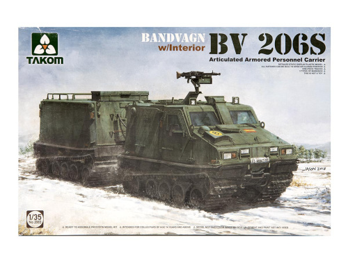 2083 Takom Шведский сочлененный БТР Bandvagn BV 206S (1:35)