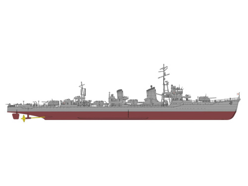 40108 Hasegawa Эсминец IJN Type Koh Hamakaze "Operation Ten-Go 1945 Super Detail" (LE) (1:350)