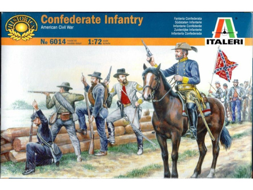 6014 Italeri Солдаты Конфедерации, 51 фигура (1:72)