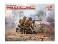 35646 ICM Расчёт британского пулемёта Vickers (2 фигуры и пулемёт) (1:35)