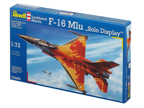 03980 Revell Американский лёгкий истребитель F-16 Mlu "Solo Display" (1:72)