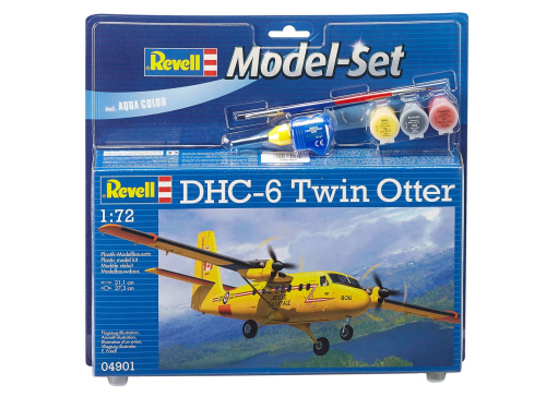 64901 Revell Подарочный набор с пассажирским самолетом DHC-6 Twin Otter (1:72)