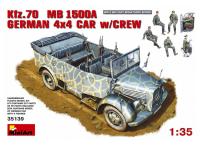 35139 MiniArt Немецкий полноприводный автомобиль Kfz.70 MB 1500A с экипажем (1:35)