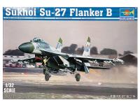 02224 Trumpeter Советско-российский тяжелый истребитель Су-27 Flanker B (1:32)