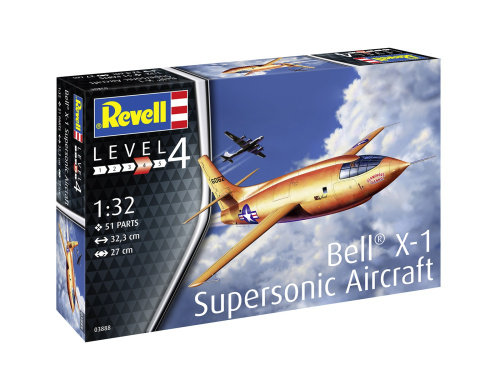 03888 Revell Экспериментальный самолёт Bell X-1 (1-ый сверхзвуковой самолёт) (1:32)