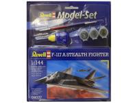 64037 Revell Подарочный набор со сборной моделью американского самолета Lockheed F-117 (1:144)