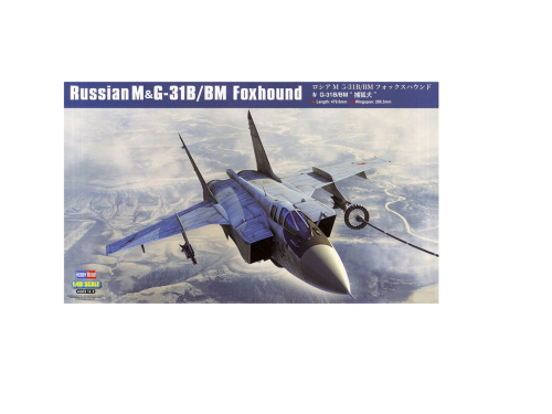 81754 Hobby Boss Российский сверхзвуковой перехватчик М&G-31Б/БМ (1:48)