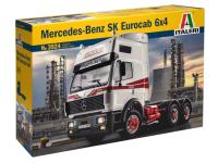 3924 Italeri Седельный тягач Mercedes-Benz SK Eurocab 6x4 (Высокая кабина) (1:24)