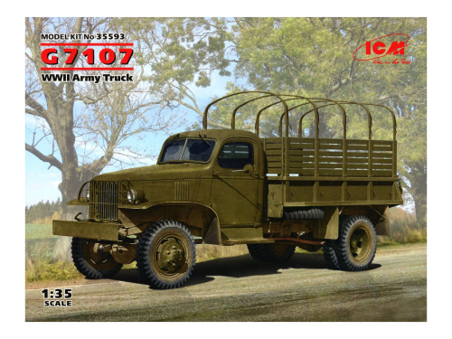35593 ICM Армейский грузовой автомобиль G7107 периода IIМВ (1:35)