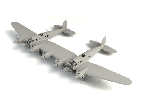 48260 ICM Немецкий буксировщик планеров He 111Z-1 Zwilling, II МВ (1:48)