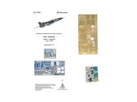 072036 Фототравление Микродизайн МиГ-23 (Звезда) цветные приборные доски (1:72)