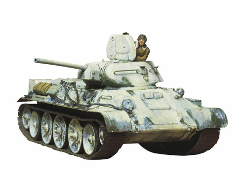 35049 Tamiya Советский танк Т-34/76 обр.1942 года. с фигурой танкиста (1:35)