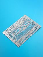 3821 JAS Трафарет нанесения текстуры дерева (1:35)