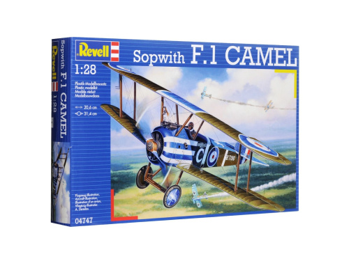 04747 Revell Британский одноместный истребитель Sopwith F.1 Camel (1:28)