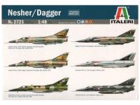 2721 Italeri Истребитель Nesher/Dagger (1:48)