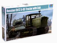 05539 Trumpeter Трактор ЧТЗ С-65 с кабиной (1:35)
