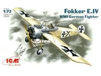 72111 ICM Фokkeр E-IV, германский истребитель І Мировой войны (1:72)