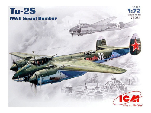 72031 ICM Ту-2, советский бомбардировщик ІІ Мировой войны (1:72)
