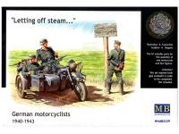 3539 Master Box Немецкие мотоциклисты 1940-1943 гг. (1:35)