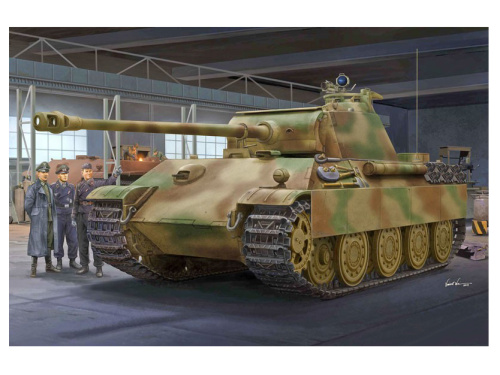00929 Trumpeter Немецкий средний танк Sd.Kfz.171 Panther Ausf.G поздняя версия (1:16)