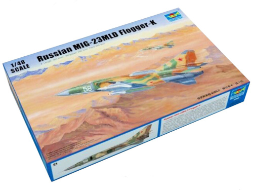 02856 Trumpeter Советский военный самолёт МИГ-23МЛД "Flogger-K" (1:48)