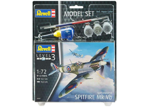 63897 Revell Подарочный набор. Британский истребитель Spitfire Mk.VB (1:72)