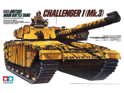 35154 Tamiya Британский основной танк Br.Challenger 1 Mk.3 (1:35)