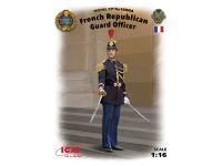 16004 ICM Фигура, Офицер Республиканской гвардии Франции (1:16)