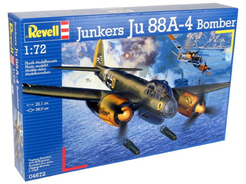 04672 Revell Немецкий многоцелевой самолет Ju 88 A4/D-1 (1:72)