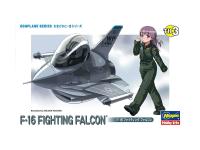 60103 Hasegawa Cамолет Egg plane F-16 Fighting Falcon