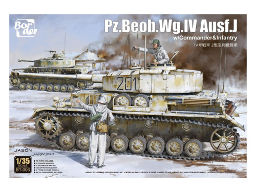 BT-006 Border Model Немецкий танк Panzer IV J Beob.Wg.IV (1:35)