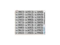 035627 Фототравление Микродизайн Номера прицепов и полуприцепов Россия цветные (1:35)