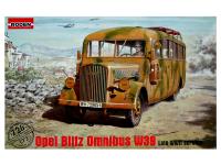 Rod726 Roden Немецкий автобус Blitz Omnibus W39 (Late WWII service) (1:72)