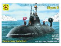 170077 Моделист Подводная лодка "Щука-Б" (проект 971) (1:700)