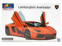 06201 Aoshima Автомобиль Lamborghini Aventador Orange pearl '11 (1:24)