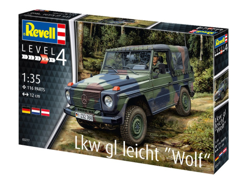 03277 Revell Немецкий автомобиль повышенной проходимости Lkw gl leicht "Wolf"  (1:35)