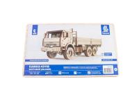 Конструктор из дерева. КАМАЗ-43118 бортовой (ранний). Baumi 12013