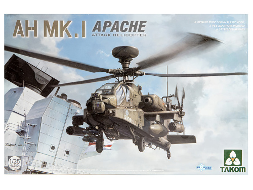 2604 Takom Британский ударный вертолет Apache AH Mk1 (1:35)