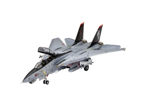 64021 Revell Подарочный набор с американским истребителем-перехватчиком F-14A "Tomcat" (1:144)